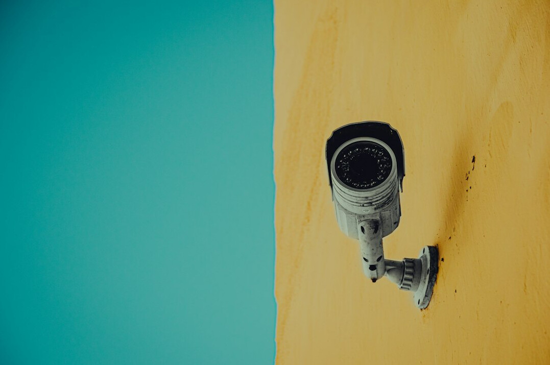 security camera monitoring store