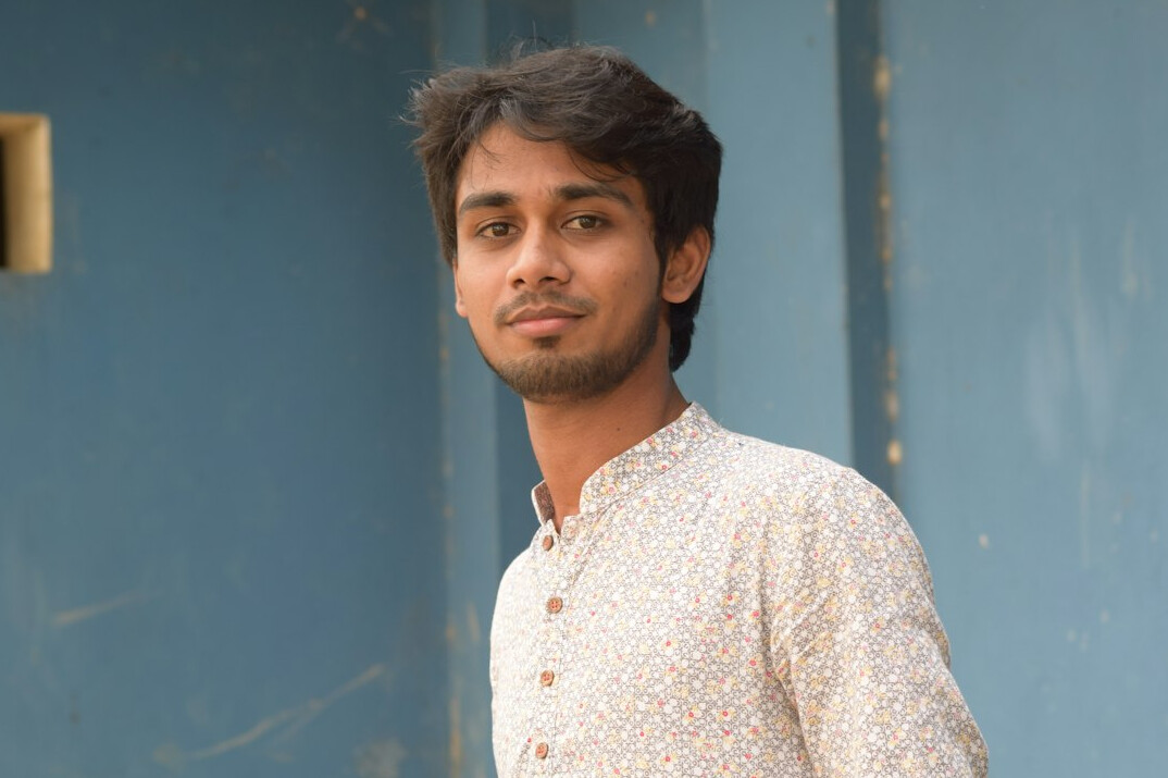 Portrait of a young man in a shirt