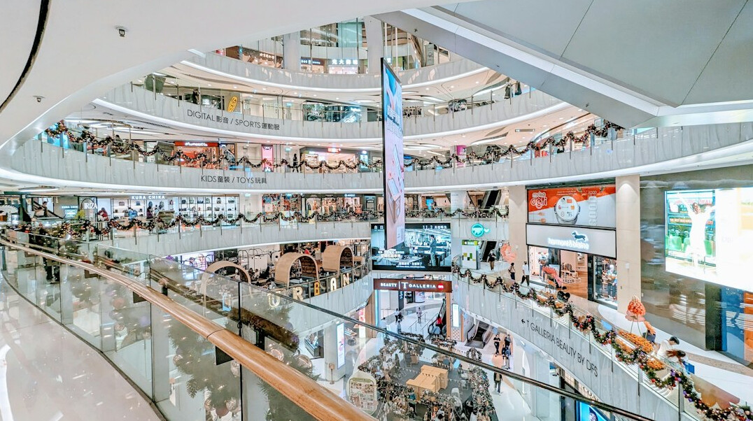 shopping mall interior security