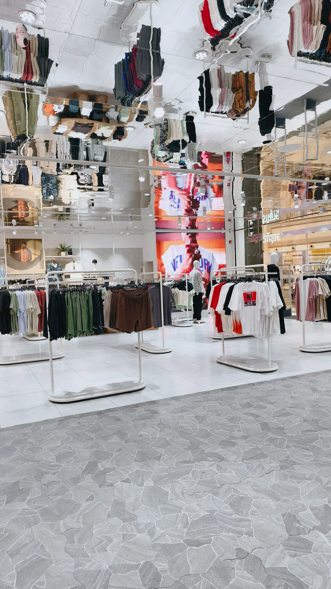 retail clothing store interior