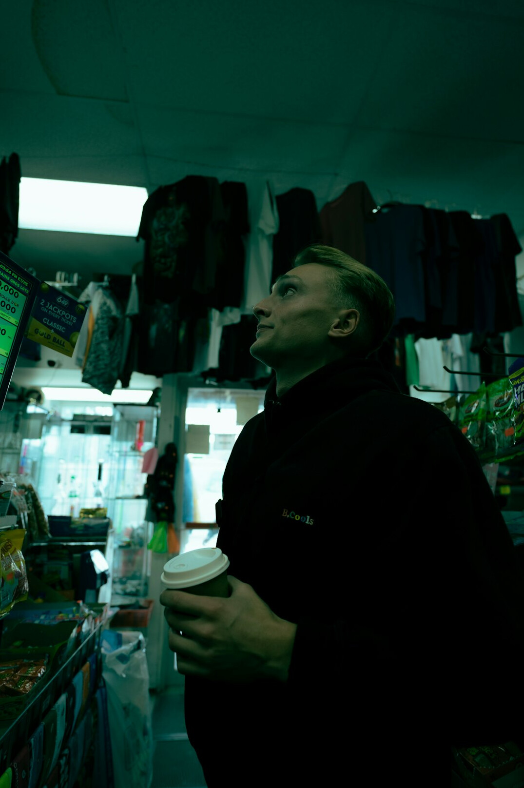 store detective investigating theft